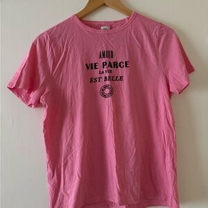 Pink Graphic T-Shirt